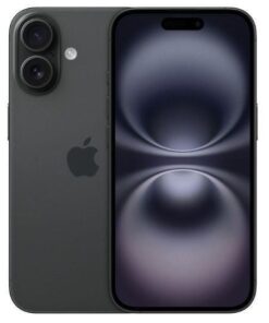 MOBILE PHONE IPHONE 16/128GB BLACK MYE73 APPLE