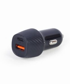 MOBILE CHARGER CAR USB QC3.0/USB-C TA-U2QC3-CAR-02 GEMBIRD