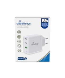POWER ADAPTER USB/2XUSB-C 65W/FAST MRMA116 MEDIARANGE